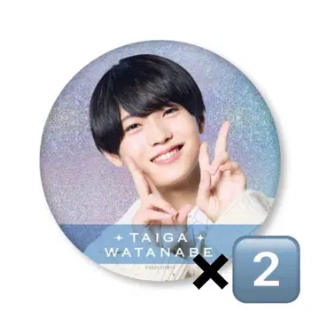 신성 와타나베 타이 가 캔 배지