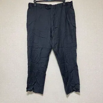 Luxe [ 42 ] 100% 울 팬츠 와이드 팬츠 이지 팬츠