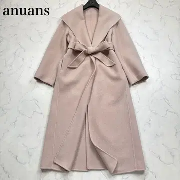 아뉴앙스 빅 칼라 리버 코트 울 100% M