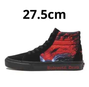 BABYMETAL x Vans Sk8-Hi Black/Red 27.5cm