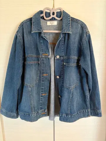 미라 오웬 오버 사이즈 데님 자켓