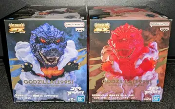 도호 괴수 시리즈 진좌수 EX 고질라 (1995) 2종 세트