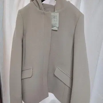 내추럴 컬러 피 코트 사이즈 40 유나이티드 애로우즈