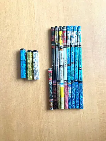 드래곤 퀘스트 배틀 연필 12개 캡 3개