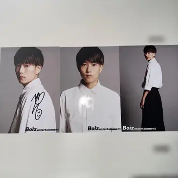 하시모토 마사오 친필 사인 브로마이드 세트