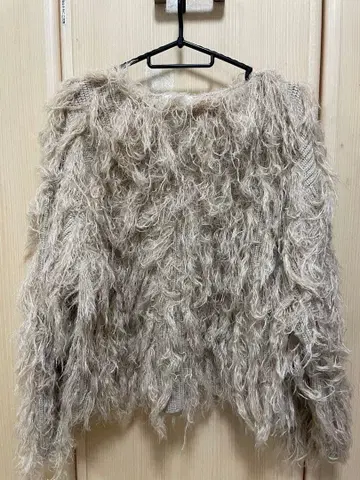 스타일 믹서기 샤기 니트