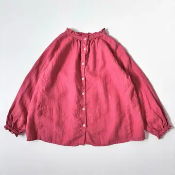 nest Robe 네스트로브 린넨 스탠드 프릴 블라우스 앞뒤 2way