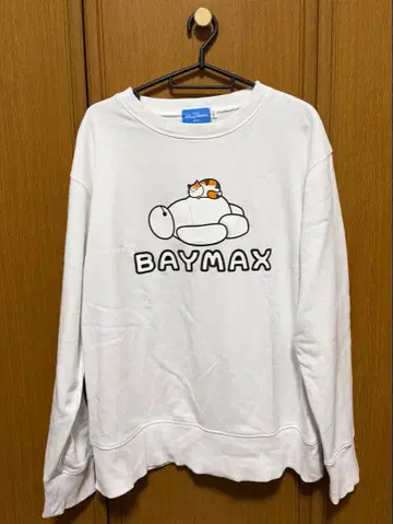 BAYMAX 캐릭터 맨투맨 L 화이트