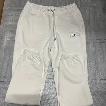 BALR. 로고 포함 화이트 조거 팬츠
