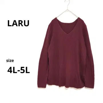 LARU 니트 스웨터 4L-5L