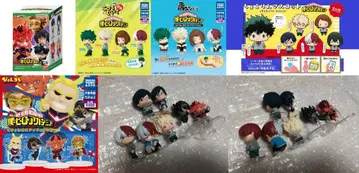 뿅콜렉션 초코링 마스코트 이쪽 봐Fig 어깨 쿵Fig 7세트