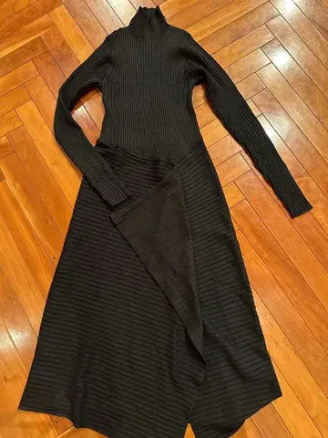 아돌포 도밍게스 블랙 니트 원피스 XS