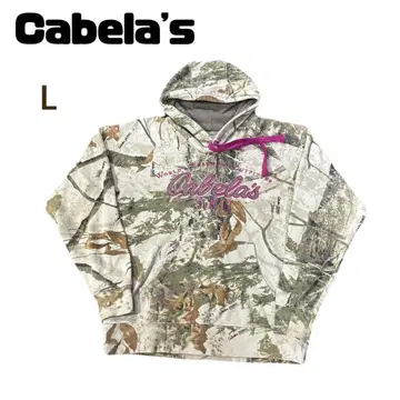 Cabela's 카모 패턴 후드티 L 사이즈