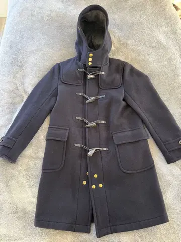 SCYE BASICS 사이 베이직스 더플 코트 네이비