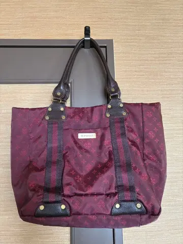 russet 러셋 토트백 와인 레드