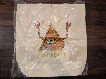 미사용 새상품 Toy Machine 토트백 피라미드 디자인