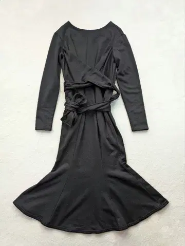 CINEMATIQ 리본테일 머메이드 롱 원피스 블랙 M