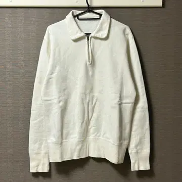 TALON 하프 지퍼 긴 리브 맨투맨