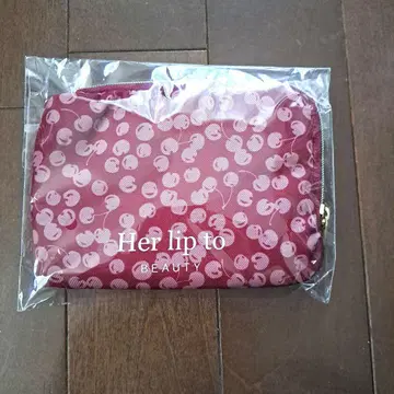 Her lip to 체리 플랫 파우치