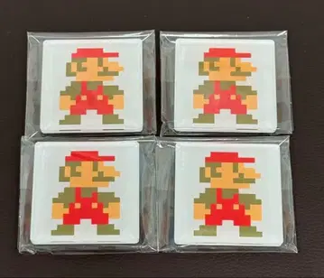 닌텐도 뮤지엄 한정판 마리오 디자인 마그넷 4개 세트