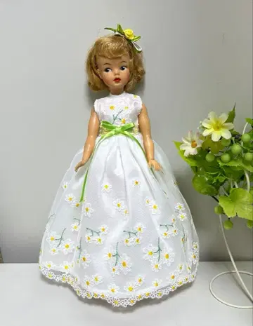 핸드메이드 태미 인형 사이즈 레이스 드레스 꽃 장식