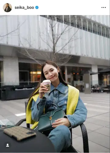 [ 세이카 씨 착용 아오이 씨 착용 ] randeboo 랑데부 블루 데님