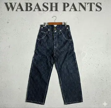 [ XS 사이즈 ] Wabash 스트라이프 데님 팬츠 워크 팬츠 청바지
