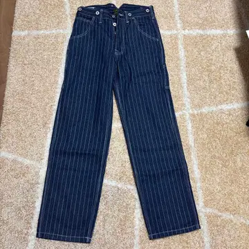 [ XS 사이즈 ] Wabash 스트라이프 데님 팬츠 워크 팬츠 청바지