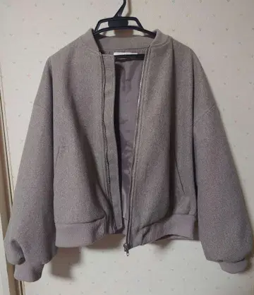 플리스 집업 봄버 자켓