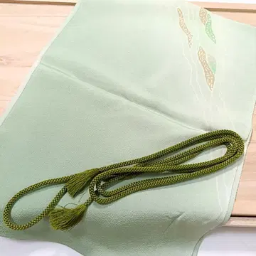 헤11 허리띠 오비 장식 천 세트 그린