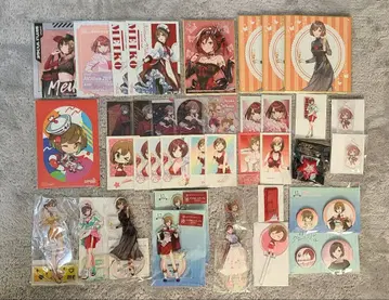 MEIKO 캔뱃지 아크릴 스탠드 굿즈 묶음 판매