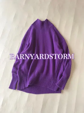 밴야드 스톰 BARNYARDSTORM 캐시미어 블렌드 라무 울 니트
