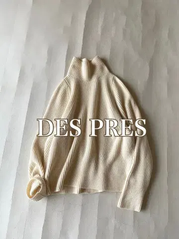 투모로우랜드 DES PRES 울 하이넥 니트