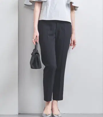 유나이티드 애로우즈 FEEL CLEAN 슬림 팬츠 네이비 38