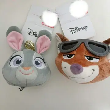 주토피아2 시마무라 봉제인형 참 닉 주디 세트