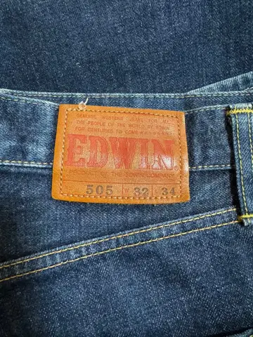 EDWIN 505 W32 L34 인디고 데님