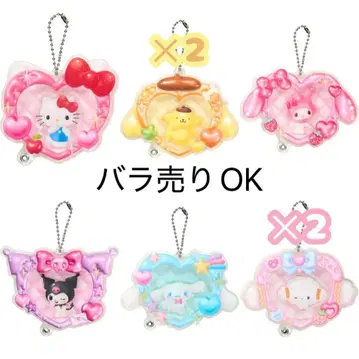 산리오 시크릿 커스텀 아크릴 참 하트