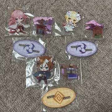 원신 스이파라 아에 미코 호타루 여행자 고로 아크릴 스탠드