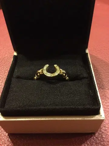 LINKS LONDON 골드링 말발굽