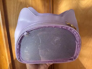 라벤더 고양이 귀 숄더백 이타백