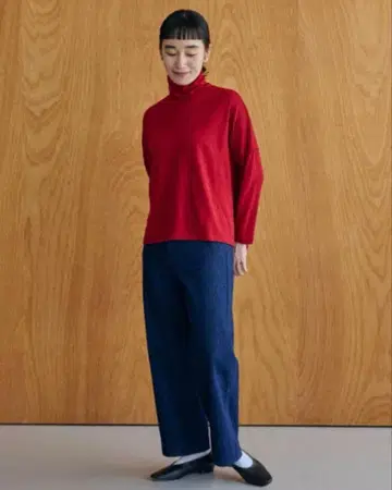 나카가와 마사시치 상점 울 터틀 와이드 풀오버