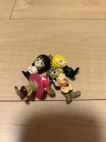 초대 원피스 애니메이션 캐릭터 키링 5개 세트