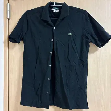 LACOSTE CLASSIC FIT 블랙 피케 셔츠 US M