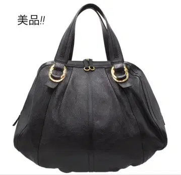 R2613 새상품급 불가리 찬드라 가죽 핸드백