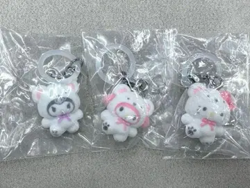 산리오 메지루시 액세서리 폭신폭신 스노우 가챠가챠