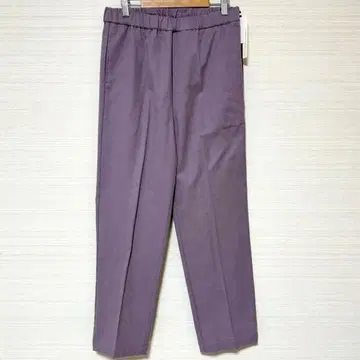 택 포함 새상품급 에이미 로우 라벤더 팬츠 38 허리밴딩 고급 컬러