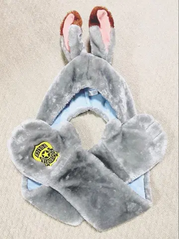 도쿄 디즈니 리조트 주토피아 주디 머플러 팬캡