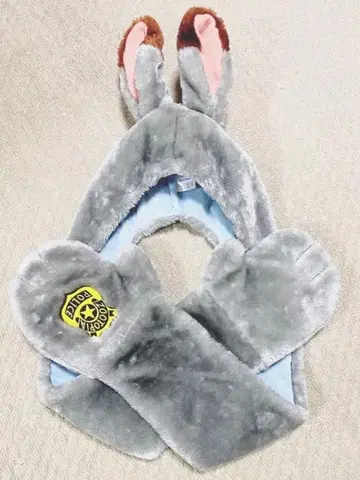 도쿄 디즈니 리조트 주토피아 주디 머플러 팬캡