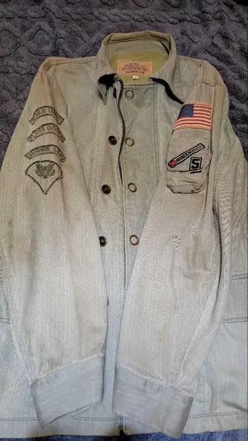 AVIREX 밀리터리 자켓 XL