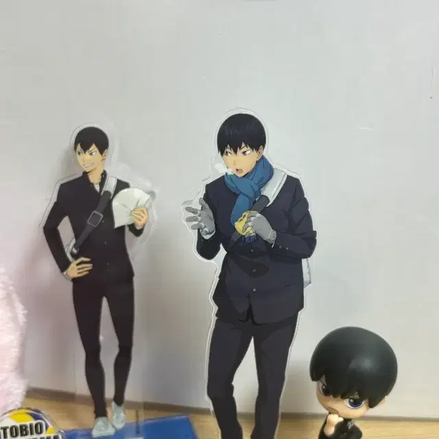 하이큐 카게야마 토비오 겨울아크릴+뒤를돌아봐 가챠+일반 아크릴 스탠드